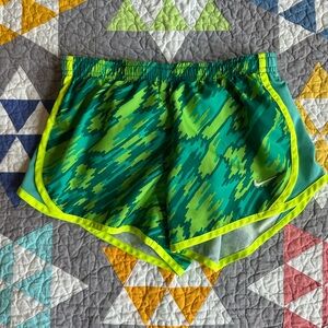 Nike Women's Green Athletic Shorts